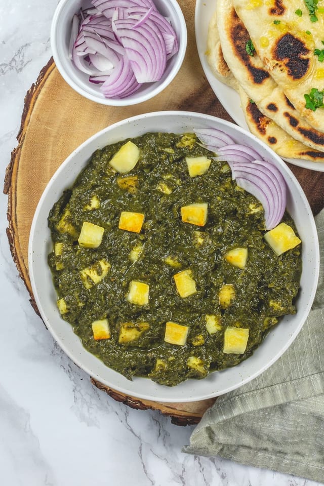 Saag Paneer.