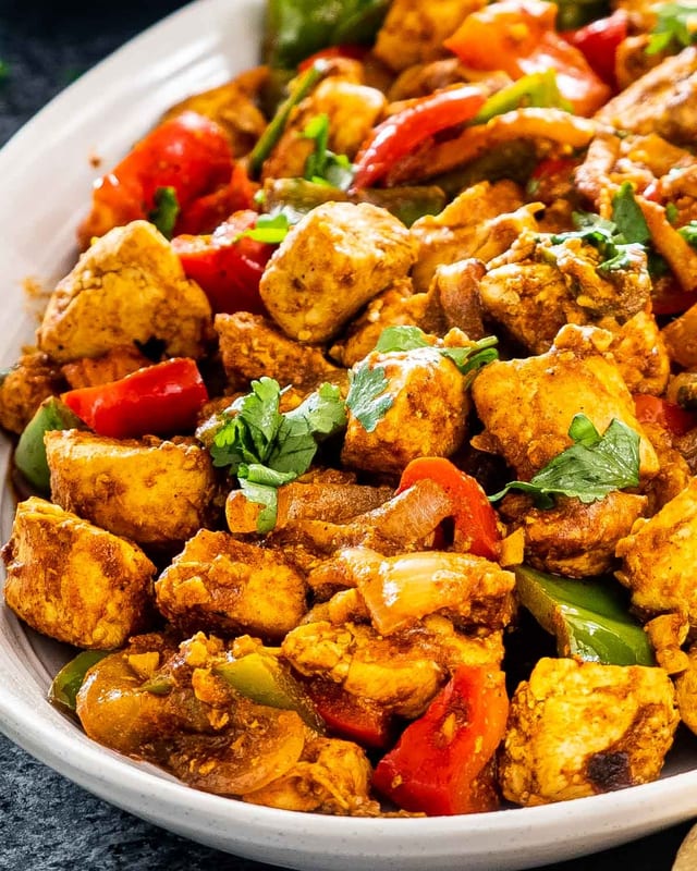 Chicken Jalfrezi.