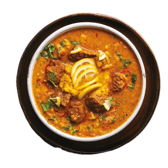 Lamb Dhansak.