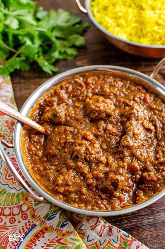 Beef Dhansak.