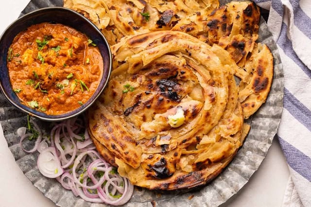 Lacha Paratha.