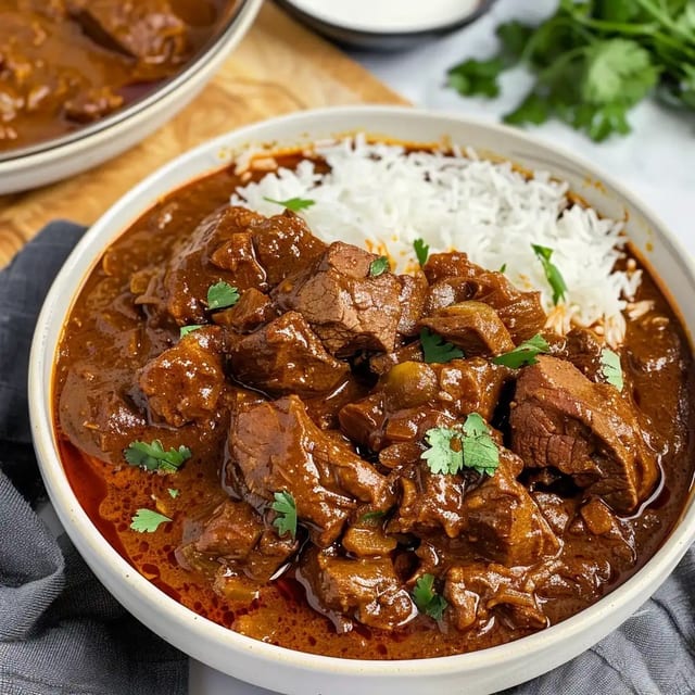 Beef Vindaloo.